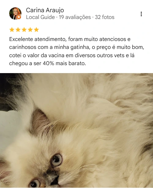 Avaliação 5 estrelas